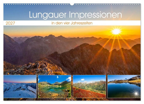 Lungauer Impressionen (Wandkalender 2027 DIN A2 quer), CALVENDO Monatskalender