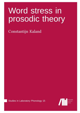Word stress in prosodic theory