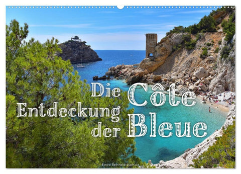 Die Entdeckung der Côte Bleue (Wandkalender 2026 DIN A2 quer), CALVENDO Monatskalender