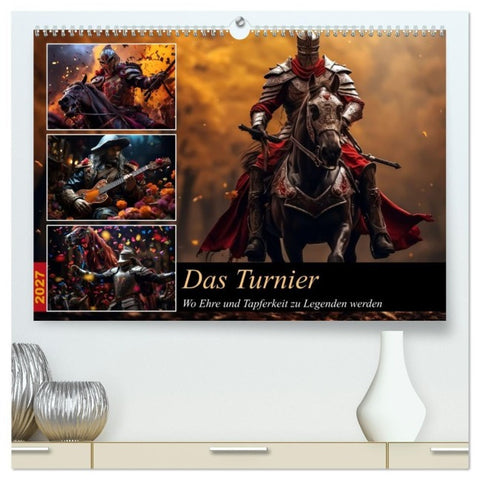 Das Turnier (hochwertiger Premium Wandkalender 2027 DIN A2 quer), Kunstdruck in Hochglanz