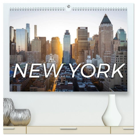 Traumstadt New York (hochwertiger Premium Wandkalender 2027 DIN A2 quer), Kunstdruck in Hochglanz
