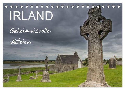 IRLAND - Geheimnisvolle Abteien (Tischkalender 2026 DIN A5 quer), CALVENDO Monatskalender