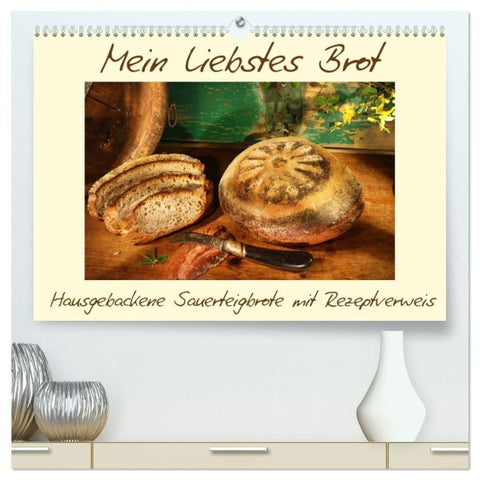 Mein liebstes Brot (hochwertiger Premium Wandkalender 2027 DIN A2 quer), Kunstdruck in Hochglanz