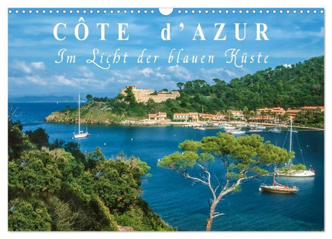Cote d'Azur - Im Licht der blauen Küste (Wandkalender 2027 DIN A3 quer), CALVENDO Monatskalender