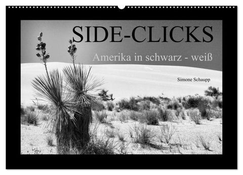 Side-Clicks Amerika in schwarz-weiß (Wandkalender 2027 DIN A2 quer), CALVENDO Monatskalender