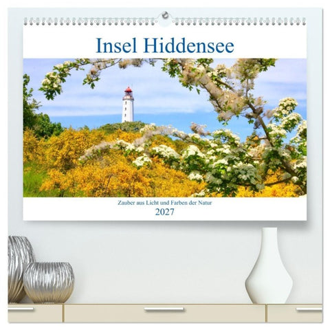 Hiddensee mon amour (hochwertiger Premium Wandkalender 2027 DIN A2 quer), Kunstdruck in Hochglanz