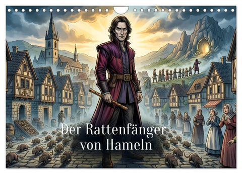Der Rattenfänger von Hameln (Wandkalender 2027 DIN A4 quer), CALVENDO Monatskalender
