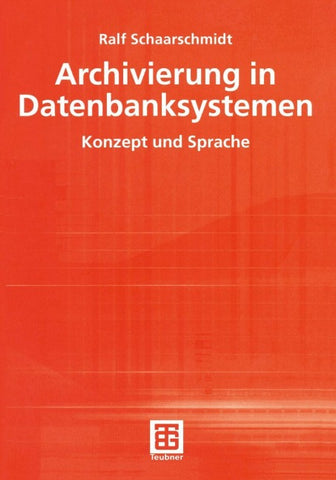 Archivierung in Datenbanksystemen
