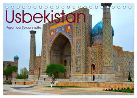 Usbekistan, Perlen der Seidenstraße (Tischkalender 2027 DIN A5 quer), CALVENDO Monatskalender