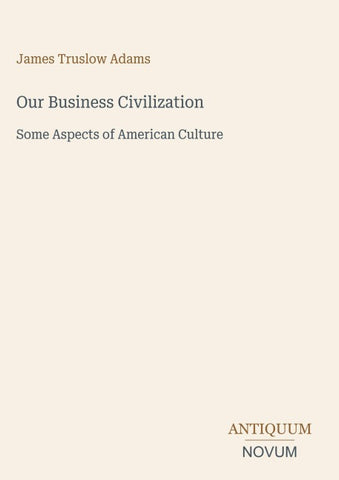 Our Business Civilization