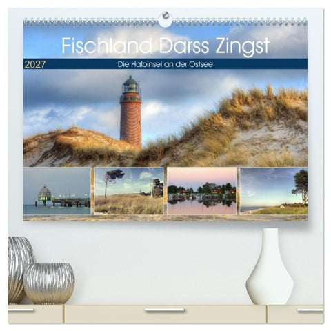 Fischland Darß Zingst - Die Halbinsel an der Ostsee (hochwertiger Premium Wandkalender 2027 DIN A2 quer), Kunstdruck in Hochglanz