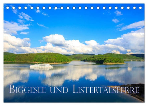 Biggesee und Listertalsperre (Tischkalender 2026 DIN A5 quer), CALVENDO Monatskalender