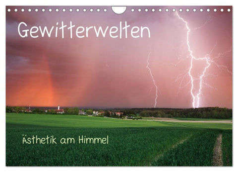 Gewitterwelten (Wandkalender 2027 DIN A4 quer), CALVENDO Monatskalender