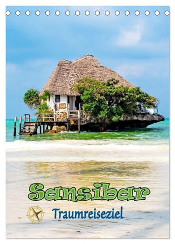 Sansibar - Traumreiseziel (Tischkalender 2027 DIN A5 hoch), CALVENDO Monatskalender