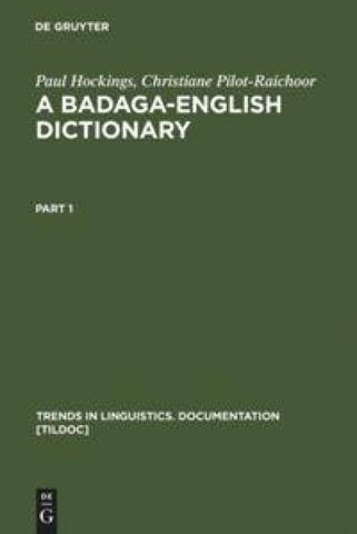 A Badaga-English Dictionary