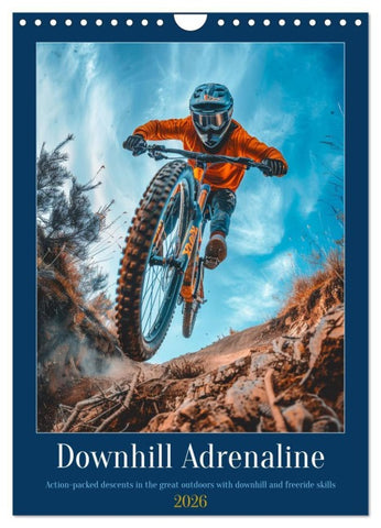 Downhill Adrenaline (Wall Calendar 2026 DIN A4 portrait), CALVENDO 12 Month Wall Calendar