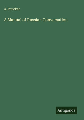 A Manual of Russian Conversation