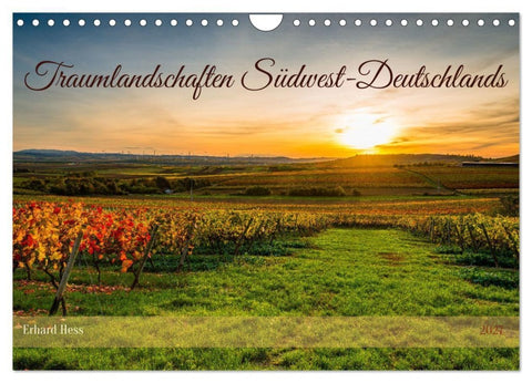 Traumlandschaften Südwest-Deutschlands (Wandkalender 2027 DIN A4 quer), CALVENDO Monatskalender