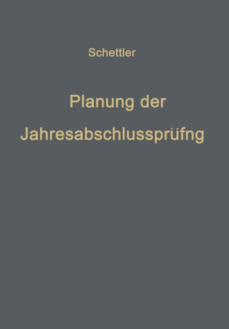 Planung der Jahresabschlußprüfung