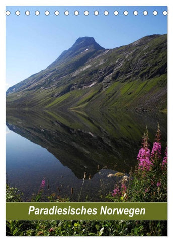 Paradiesisches Norwegen (Tischkalender 2026 DIN A5 hoch), CALVENDO Monatskalender
