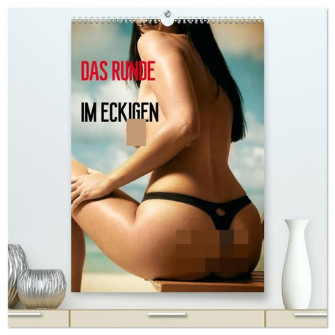 Das Runde im Eckigen / Planer (hochwertiger Premium Wandkalender 2027 DIN A2 hoch), Kunstdruck in Hochglanz