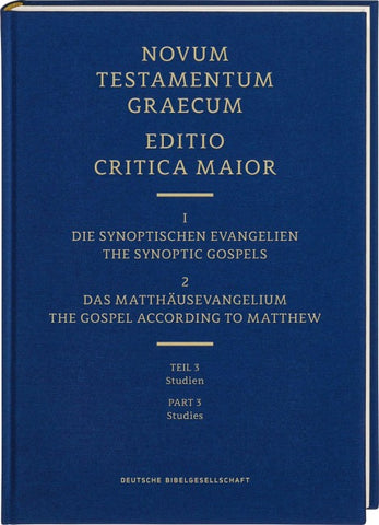 ECM I.1/3 Matthäusevangelium. Studien