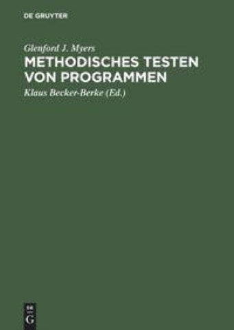 Methodisches Testen von Programmen
