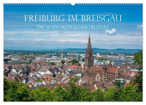 Freiburg im Breisgau - Die Schwarzwaldmetropole (Wandkalender 2027 DIN A2 quer), CALVENDO Monatskalender