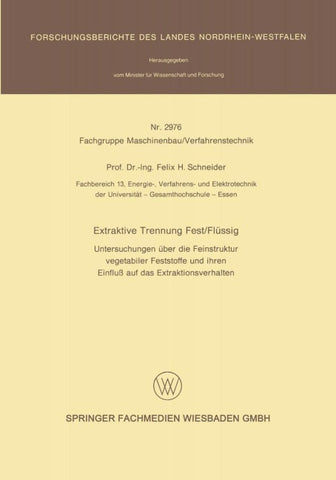 Extraktive Trennung Fest/Flüssig