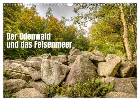 Der Odenwald und das Felsenmeer (Wandkalender 2027 DIN A3 quer), CALVENDO Monatskalender