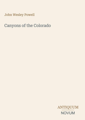 Canyons of the Colorado