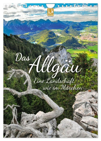 Das Allgäu - eine Landschaft wie im Märchen (Wandkalender 2027 DIN A4 hoch), CALVENDO Monatskalender