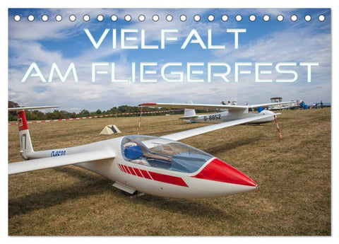 Vielfalt am Fliegerfest (Tischkalender 2026 DIN A5 quer), CALVENDO Monatskalender