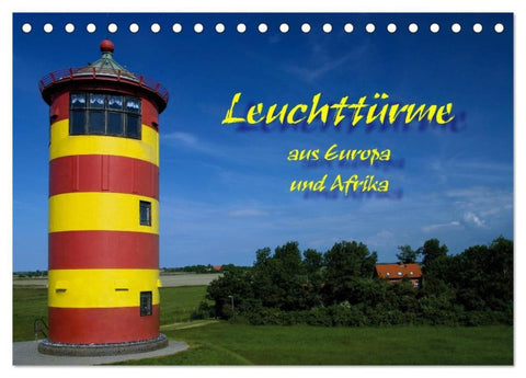 Leuchttürme (Tischkalender 2026 DIN A5 quer), CALVENDO Monatskalender