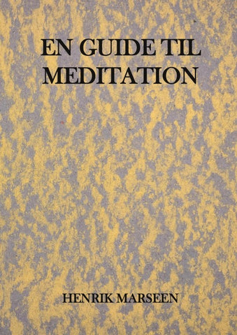 En guide til meditation