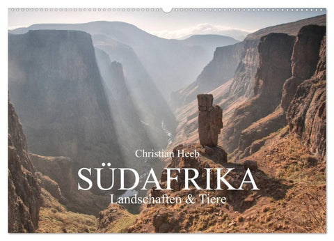 Südafrika / Landschaften & Tiere / Christian Heeb (Wandkalender 2026 DIN A2 quer), CALVENDO Monatskalender