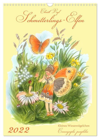 Schmetterlings-Elfen (Wandkalender 2027 DIN A3 hoch), CALVENDO Monatskalender