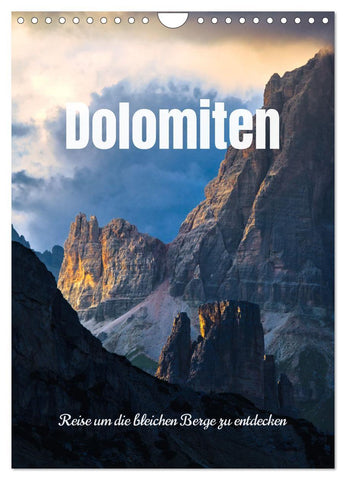 Dolomiten - Reise um die bleichen Berge zu entdecken (Wandkalender 2027 DIN A4 hoch), CALVENDO Monatskalender