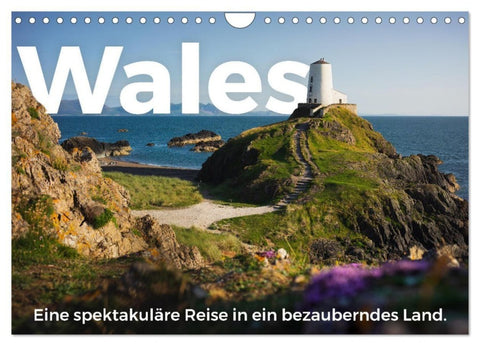 Wales - Eine spektakuläre Reise in ein bezauberndes Land. (Wandkalender 2027 DIN A4 quer), CALVENDO Monatskalender
