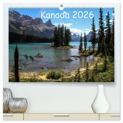 Kanada 2026 (hochwertiger Premium Wandkalender 2026 DIN A2 quer), Kunstdruck in Hochglanz