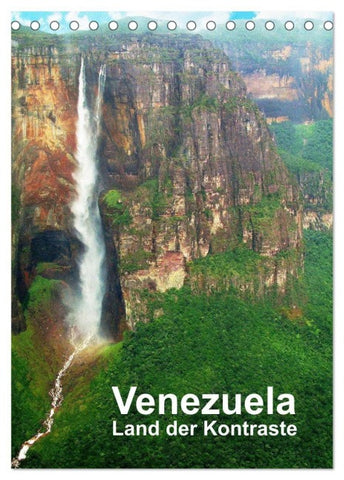 Venezuela - Land der Kontraste (Tischkalender 2027 DIN A5 hoch), CALVENDO Monatskalender