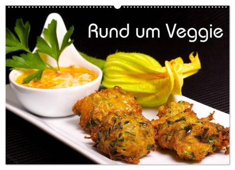 Rund um Veggie (Wandkalender 2027 DIN A2 quer), CALVENDO Monatskalender