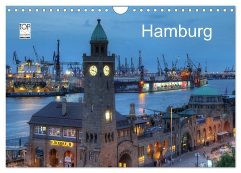 Hamburg (Wandkalender 2027 DIN A4 quer), CALVENDO Monatskalender