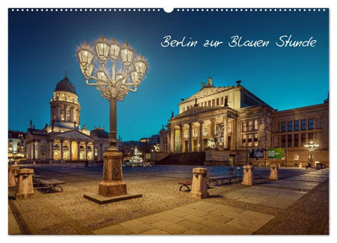 Die Blaue Stunde in Berlin (Wandkalender 2026 DIN A2 quer), CALVENDO Monatskalender