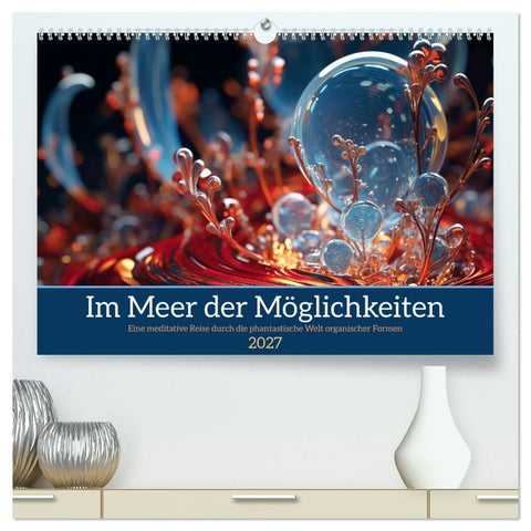 Im Meer der Möglichkeiten (hochwertiger Premium Wandkalender 2027 DIN A2 quer), Kunstdruck in Hochglanz