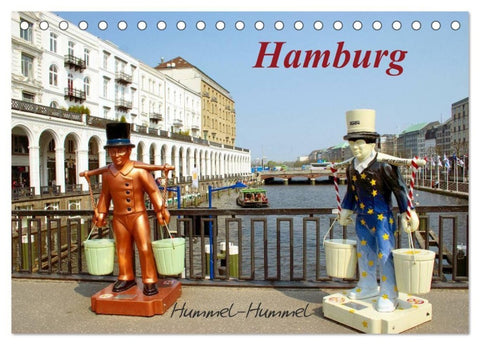 Hamburg (Tischkalender 2027 DIN A5 quer), CALVENDO Monatskalender