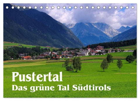 Pustertal - Das grüne Tal Südtirols (Tischkalender 2026 DIN A5 quer), CALVENDO Monatskalender
