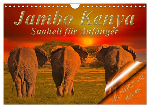 Jambo Kenya (Wandkalender 2027 DIN A4 quer), CALVENDO Monatskalender