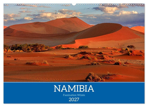 Namibia - Faszination Wüste (Wandkalender 2027 DIN A2 quer), CALVENDO Monatskalender