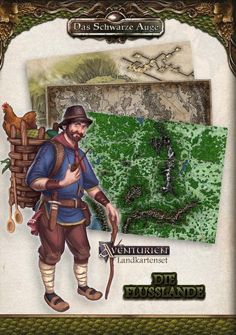 DSA - Landkartenset Die Flusslande